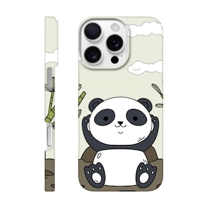 Funda para iPhone con diseño de panda bonito y duradera, ligera y con un ajuste perfecto garantizado