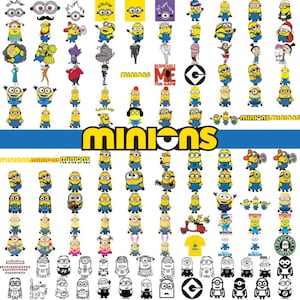 Minions svg, Minions bundle, Minions clipart, Minions png, Kevin svg, Stuart svg, Gru svg, Minions layered, Despicable SVG Digital File