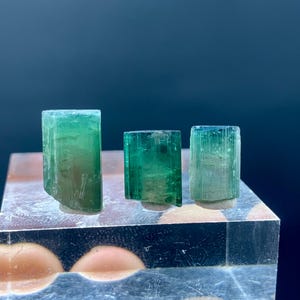 Natural Terminated Watermelon Tourmaline Tourmaline Crystal  Lot , Green Tourmaline , Bicolor Tourmaline