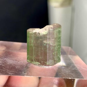 Natural Terminated Watermelon Color Tourmaline Crystal, Bi Color Tourmaline , Tourmaline Gems - 31.60 Carats