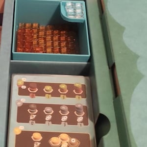 mini inserto del juego de mesa Harmonies para los cubos
