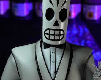 Grim Fandango Figure – Manny Calavera Fan Art Statue