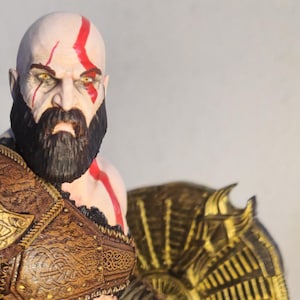 Kratos statue Action games God Of War figure Kratos Figurine