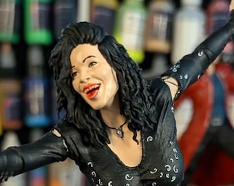Bellatrix Lestrange Statue – Death Eater Figurine – Handmade Wizarding World Decor