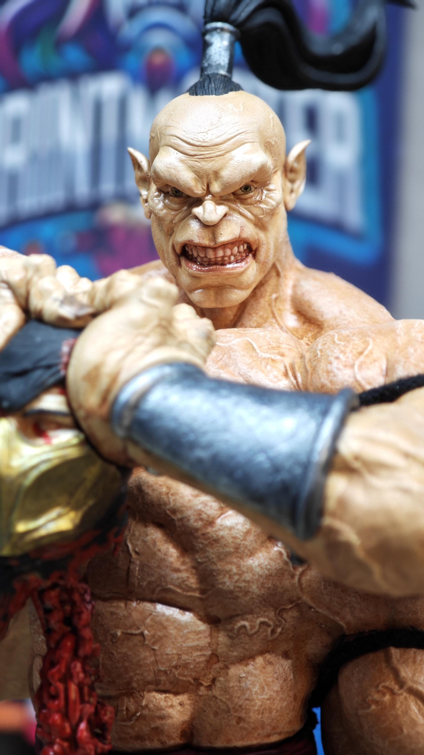 gorotan☆出品 Mortal Kombat Goro Figurine – Scorpion's Head Fatality Pose - Etsy