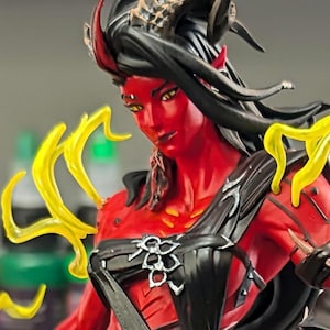 Karlach Action Figure - The Fiery-Warrior of Baldur’s Gate 3&quot;