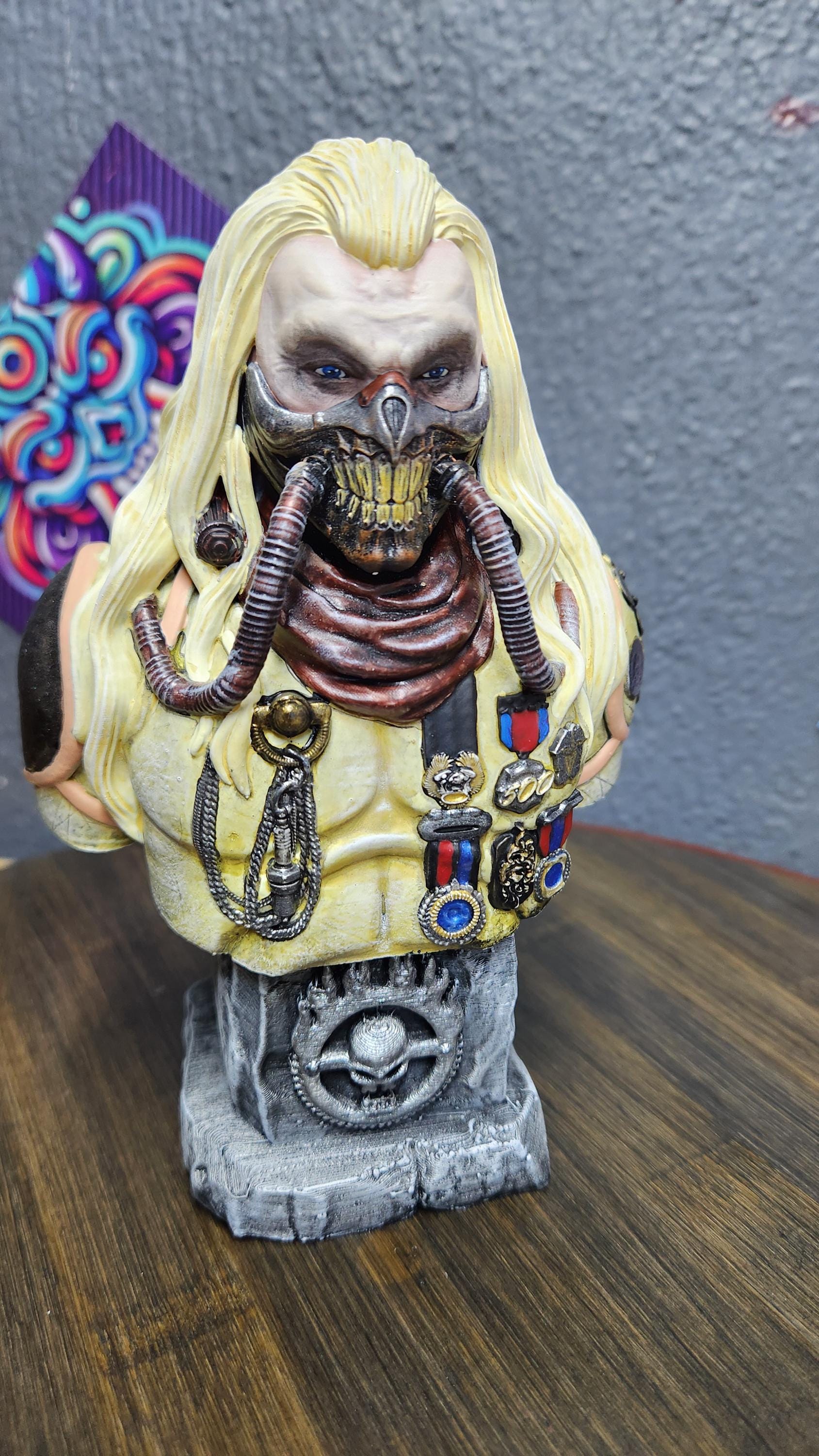 Immortan Joe Figure – Mad Max Statue, Handcrafted Post-apocalyptic