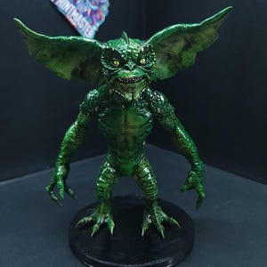 Gremlin Figure – Handmade Horror Movie Collectible – Resin Statue