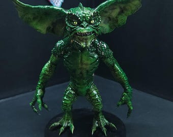 Gremlin Figure – Handmade Horror Movie Collectible – Resin Statue