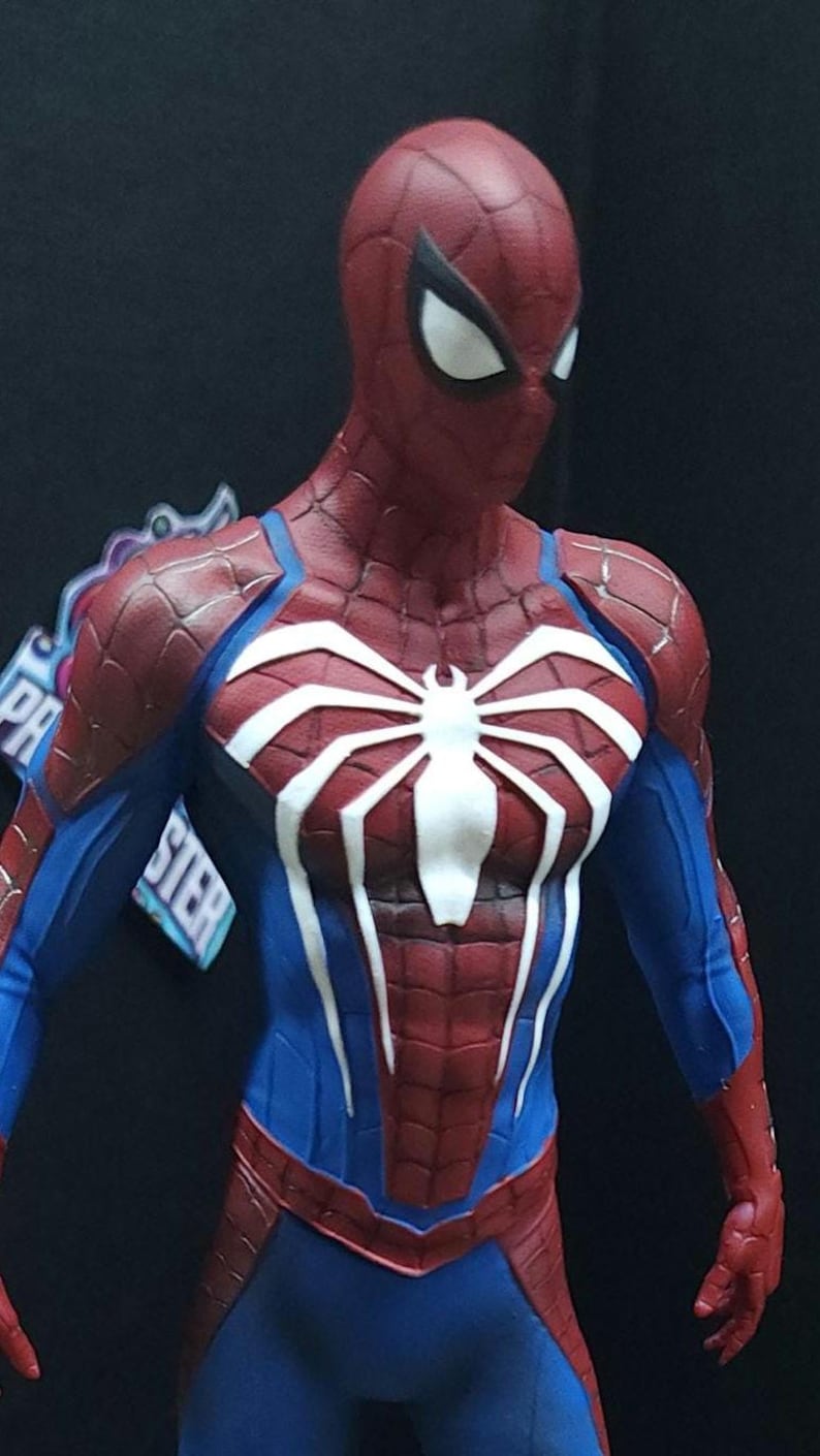 Spider-Man Figure – Handmade and Hand-Painted Marvel Collectible image 1