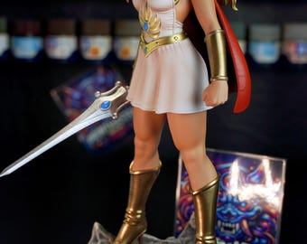 Handmade She-Ra Resin Figure: Painted Princess of Power Statue shera