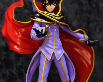 Code Geass – Lelouch of the Rebellion Figure | 20 cm Hand-Painted Resin Statue | Anime Collectible