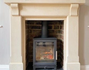 Bath stone fire surround