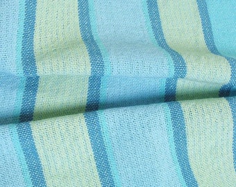 hand towel, beach colors with light blue tabby