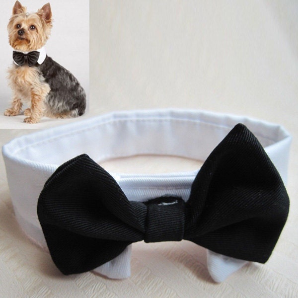 Dog/Cat Bow Tie Collar Wedding Custom Tuxedo Fancy Necktie Costume