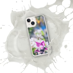 Purple Bat Clear Case for iPhone®