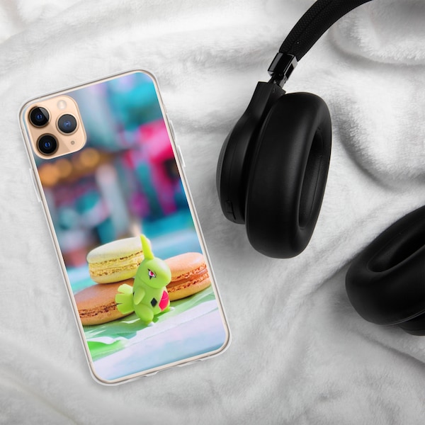 Coque iPhone transparente Lar Macaron