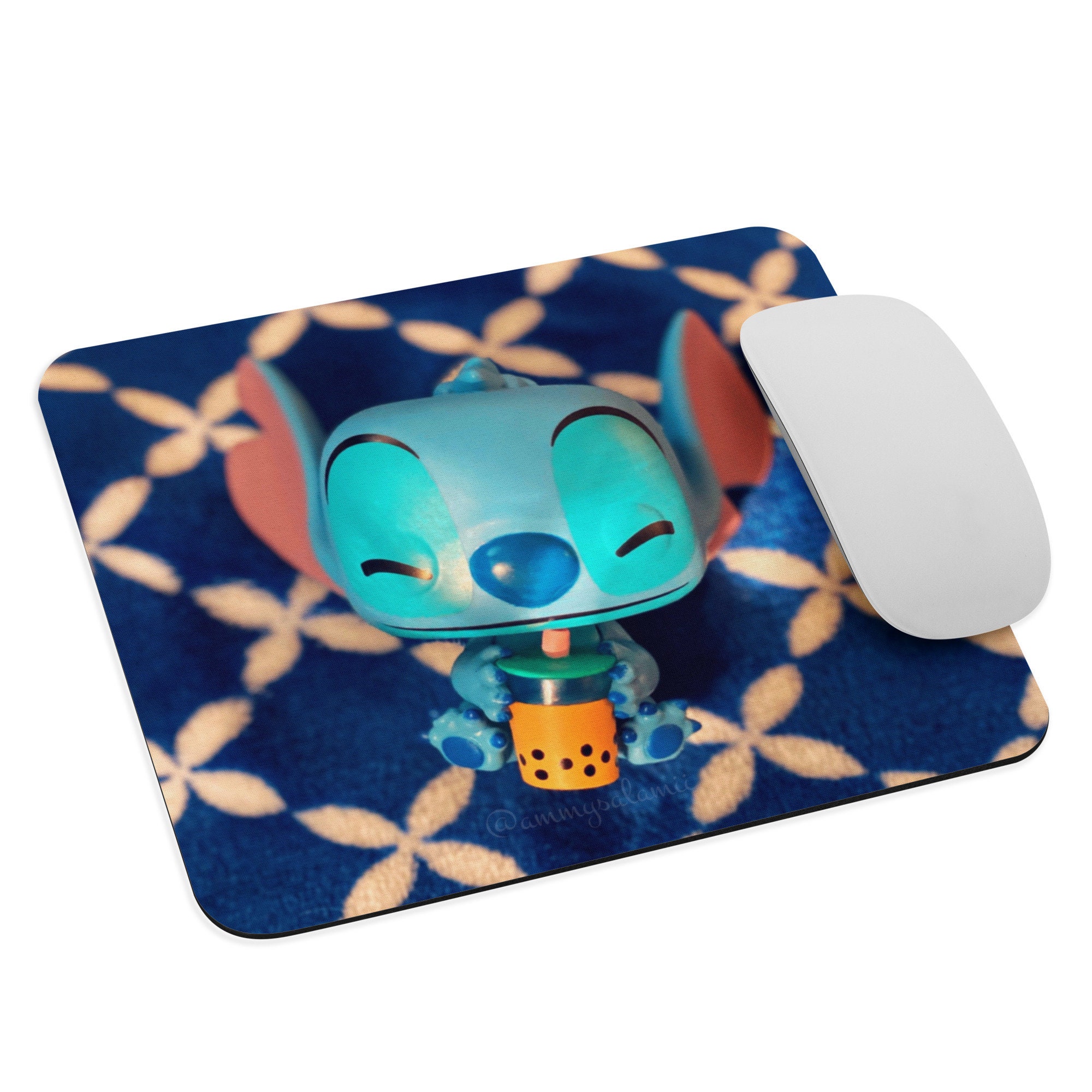 Stitch Aquarelle Mousepad Tapis de souris Art Print Decor option de  livraison express cadeau Nursery Art tapis de souris Lilo et Stitch le  vilain canard -  France