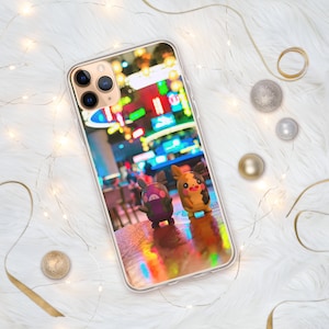 Hangry Street Market Clear iPhone Case