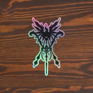 GDR Bird Symbol Holographic stickers