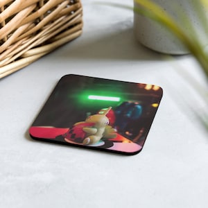 Baby Reptile Cork-back coaster