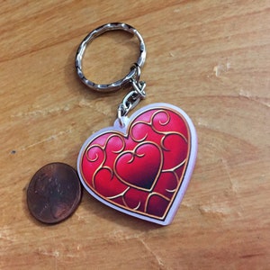 Legend of Zelda - Heart Container Keychain