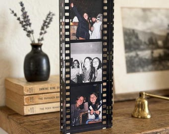 Film Roll Acrylic Photo Block, Personalized Friend Keepsake, Friendship Memory Gift