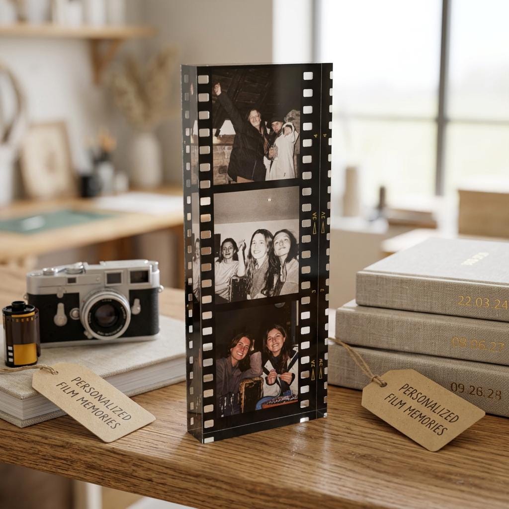 Film Roll Acrylic Photo Block, Personalized Friend Keepsake, Friendship ...