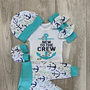 New to the crew baby girl outfit sales