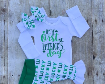 baby st patricks day outfit
