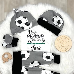 Soccer Boys Coming Home Outfit, Personalized New Player in Town