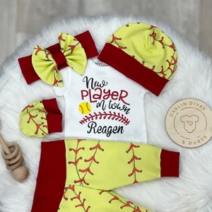 Baby softball outfit store
