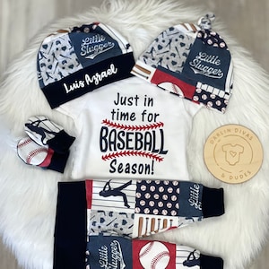 Baby Boy Baseball Coming Home Outfit, Just in Time for Baseball Season