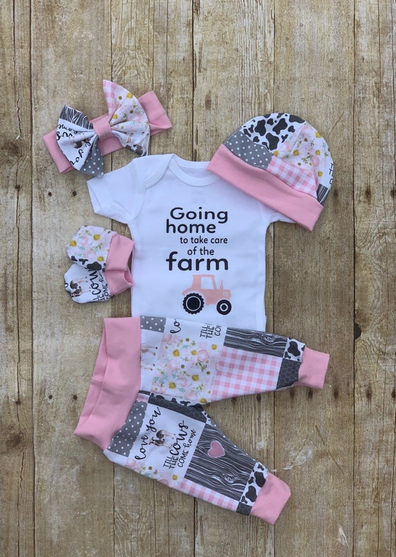 newborn farm outfit