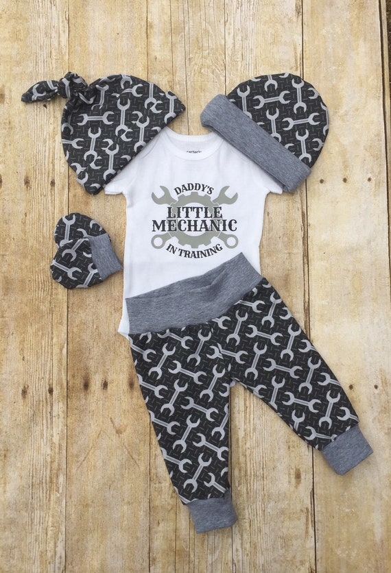 newborn mechanic outfit