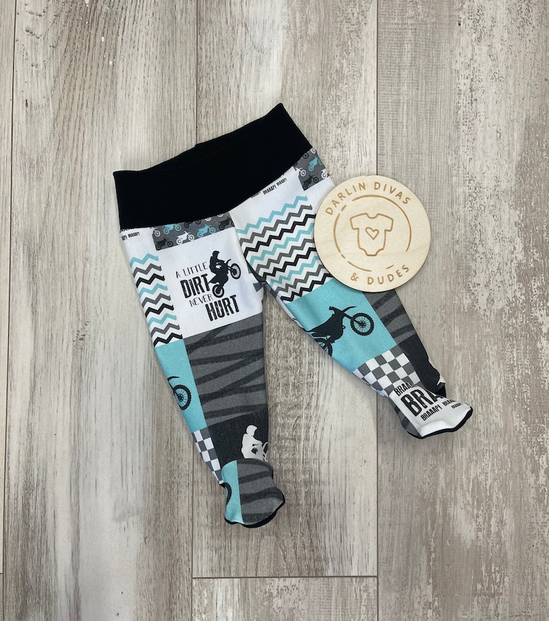 Motocross Baby Boy Take Home Outfit, New to the Crew image 8