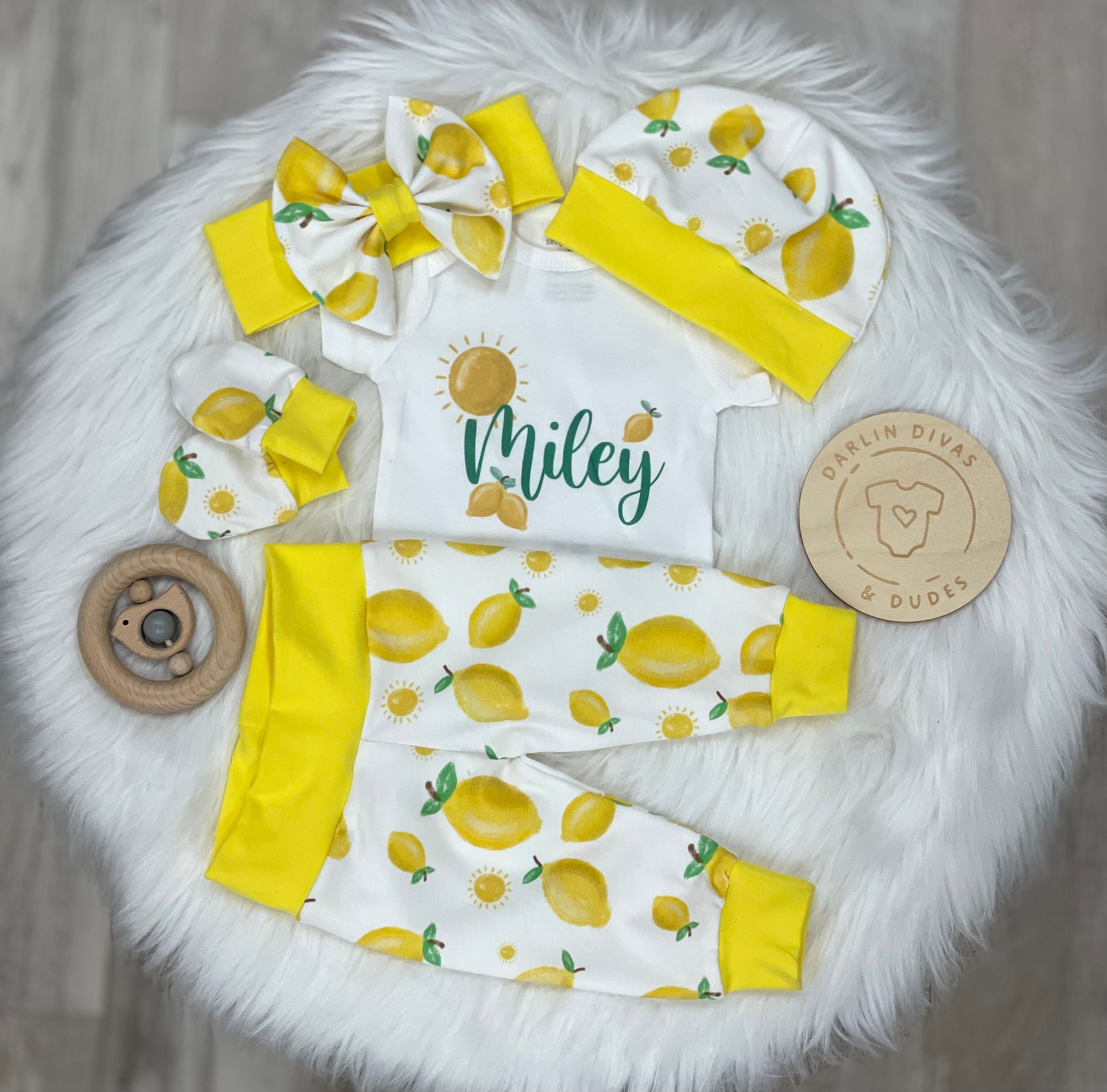 Lemon outfit baby girl online