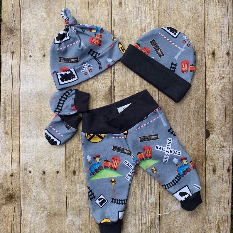 Train Infant Outfit Personalized Coming Home Baby Boy Outfit Etsy