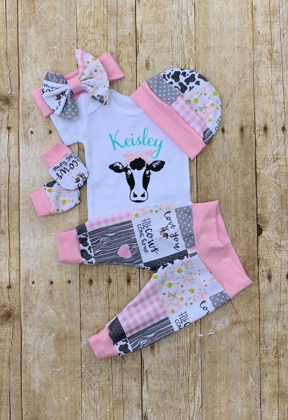 baby girl farm outfit