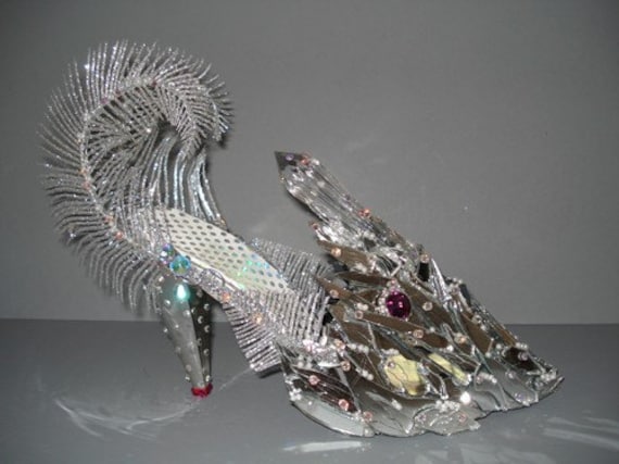 High Heel Shoe Sculpture vanity Fish Etsy