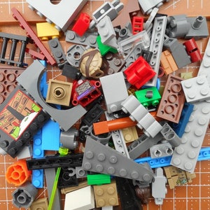 Lego Plastic Game Pieces for Upcycling  1lb of Assorted Pieces from Various Game Sets