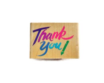 Thank You  Rubber Stamp by Rubber Stampede 1993