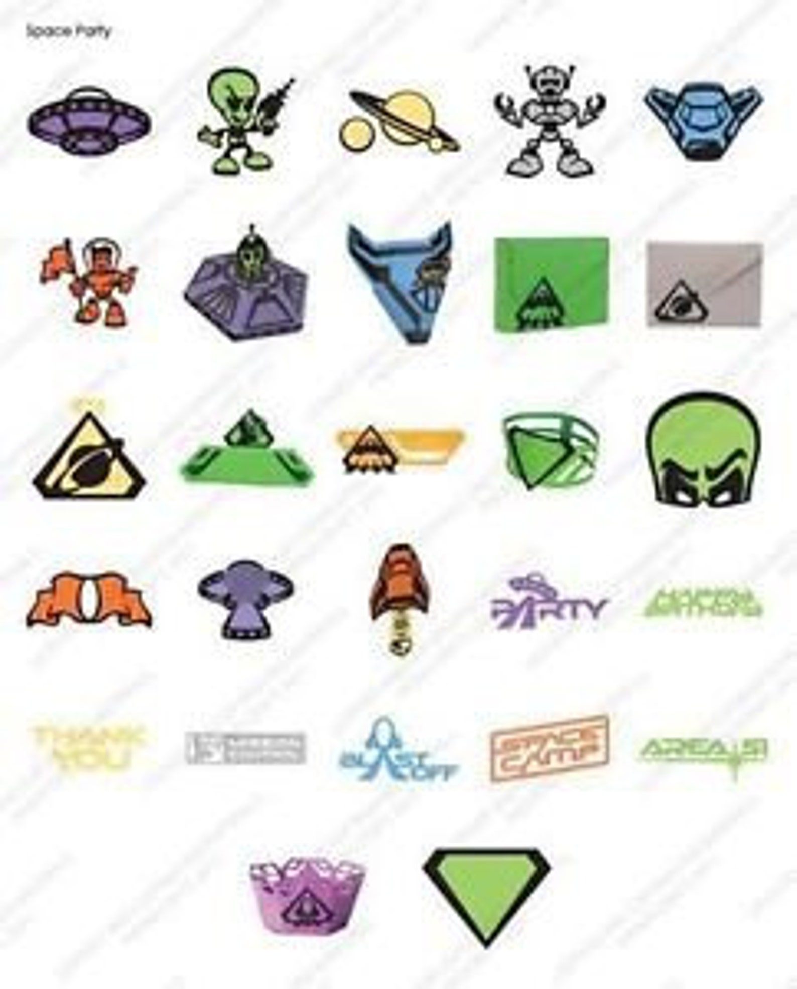 Cricut Cartridge Space Party Etsy