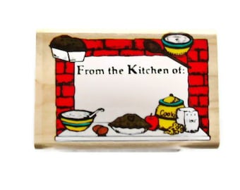 From The Kitchen Of  Rubber Stamp   NOS