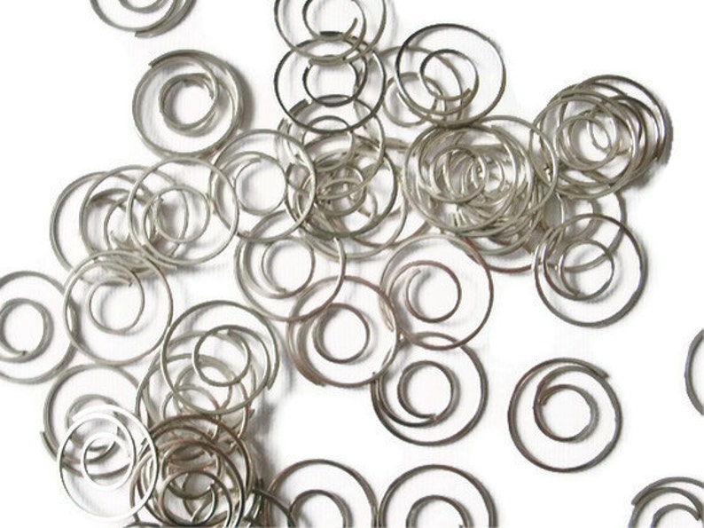 100 Round Paper Clips 7/8 inch Etsy