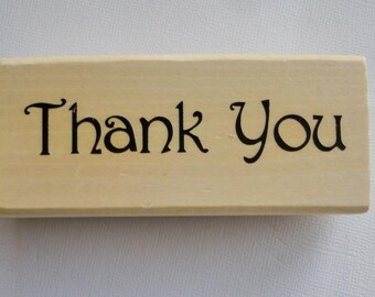 Rubber Stamp Thank You stamp by Anitas