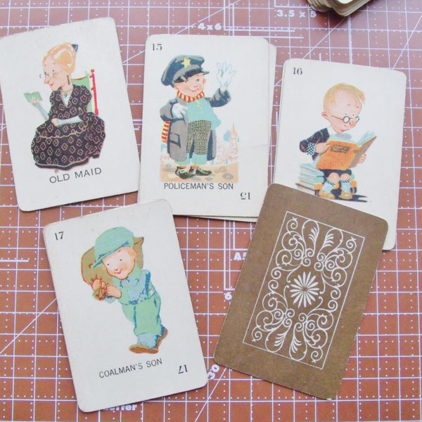 Solterona Vintage juego de 1920 Milton Bradley Co.