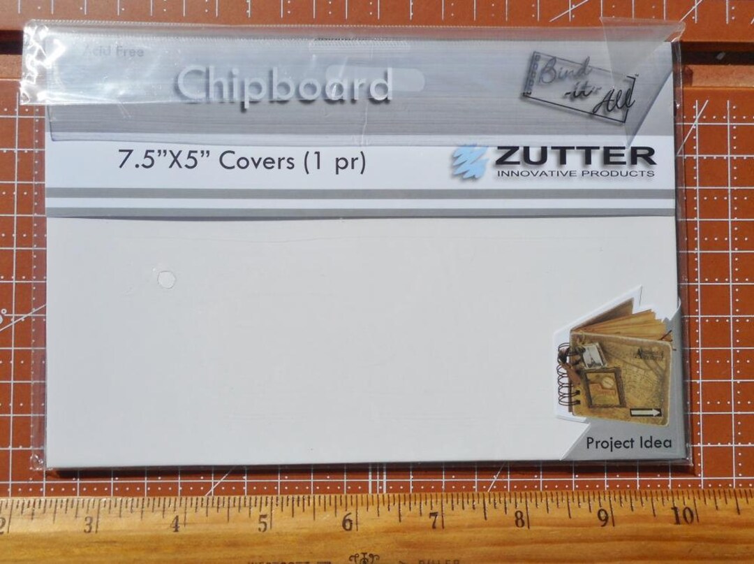 White Chipboard Book Covers 7 1/2 X 5 Inches Zutter Etsy UK