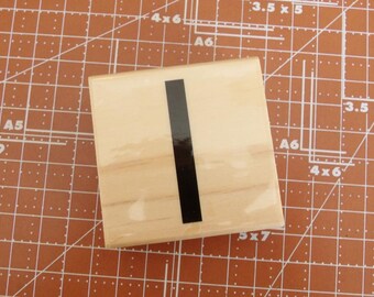 Lowercase L Rubber Stamp  NIP