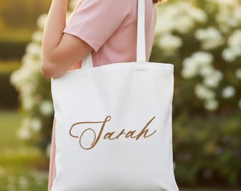 Personalisierte Tragetaschen für Brautjungfer Geschenktasche Trauzeugin Tasche Personalisierte Brautjungfer Taschen, Brautparty Brautjungfer Geschenke